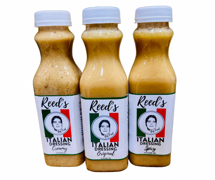 Reed’s Italian Dressing Original, Creamy, & Spicy